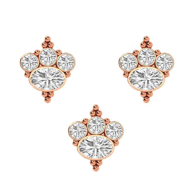 Милые серьги гвоздики для ушей 1 шт. маленькие кошачьи следы дизайн логотипа