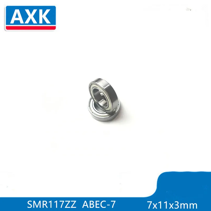4 шт. 7x11x3 металлические щиты подшипники ABEC 7 из нержавеющей стали SMR117 ZZ|zz| |