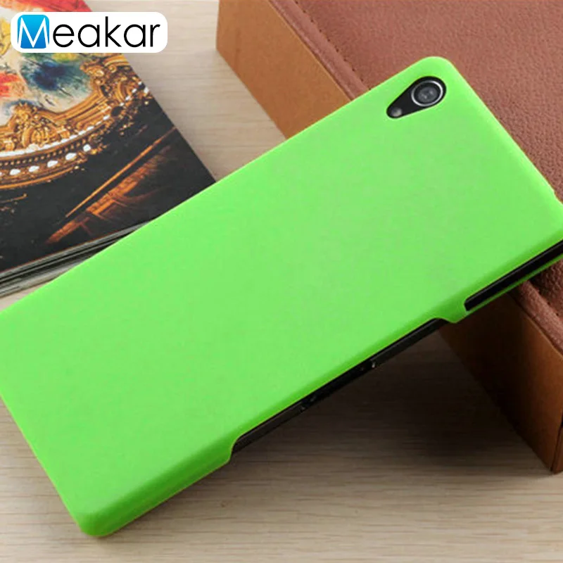 green Матовая Пластик Coque 5.2For sony Xperia Z2 чехол для sony Xperia Z2 Z 2 D6503 D6502 D6543 телефона чехол-лента на заднюю панель - Цвет: green