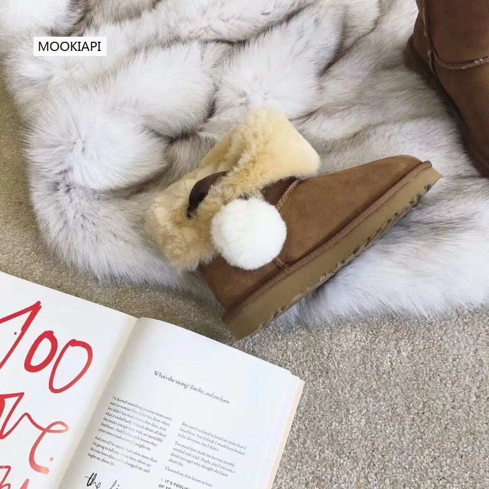 В 2019 году европейские новейшие высококачественные зимние сапоги натуральная