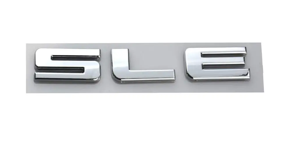 1X SLE буквы заводская табличка эмблема значки для Chevrolet Cruze Silverado Sierra