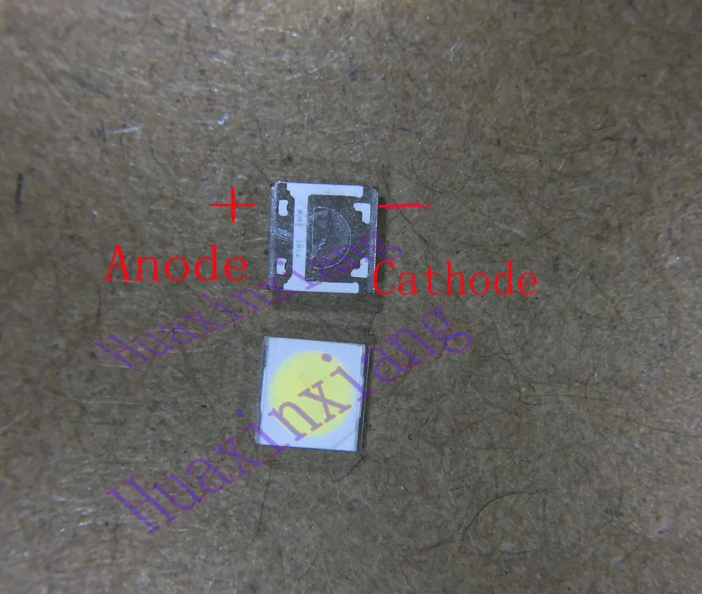 100 шт./лот Wooree SMD СВЕТОДИОДНЫЙ 3535 6V 2 Вт, холодный белый свет WM35E2F-YR09B-eA для ЖК-дисплей/ТВ Подсветка Применение