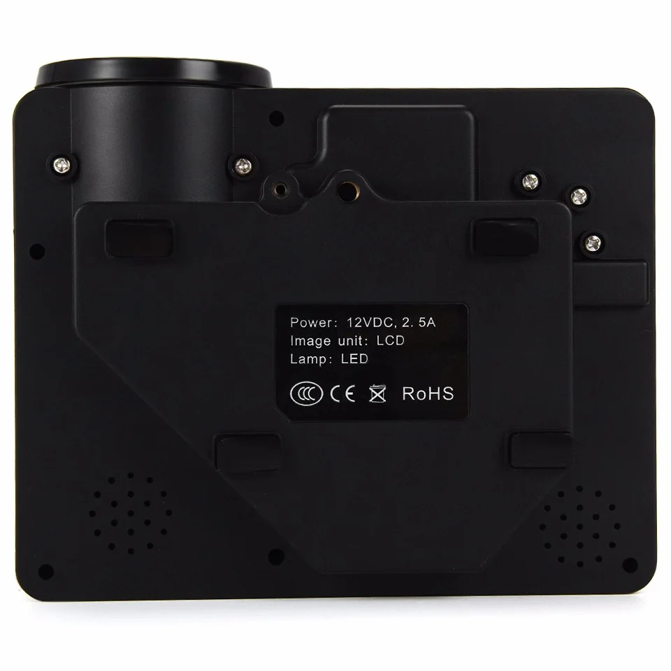 Светодиодный мини проектор GM50 портативный видеопроектор с дистанционным