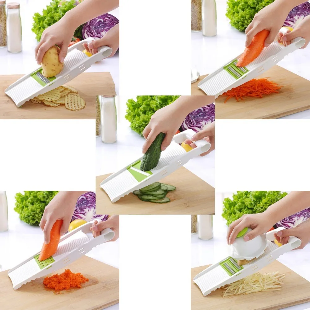 Слайсер Dicer для картофеля моркови Салатница помощник (5