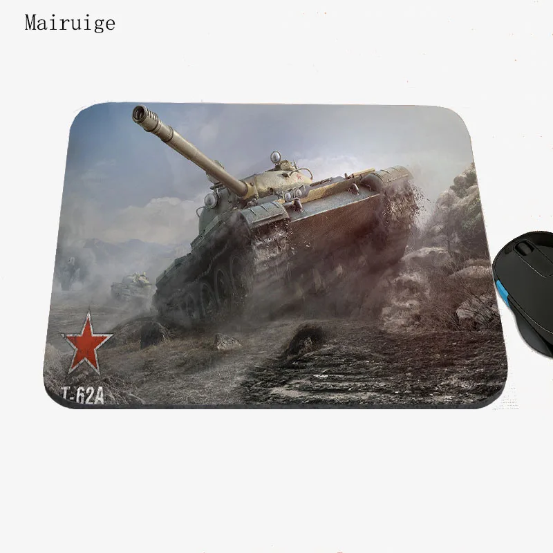 Mairuige World of tanks Мышь ноутбук с алюминиевым корпусом компьютера коврик 22x18 Резина