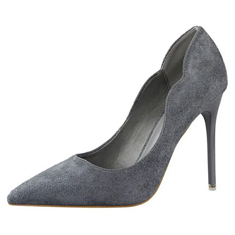 Lala IKAI/весна скольжения на Для женщин Насосы элегантные женские туфли-лодочки