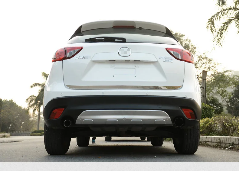 Промоакция для Mazda CX-5 защита переднего и заднего бампера противоскользящая