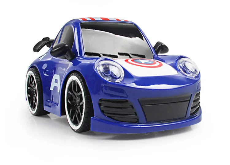 Мстители RC автомобиль Игрушечные лошадки для мальчиков Железный человек Капитан