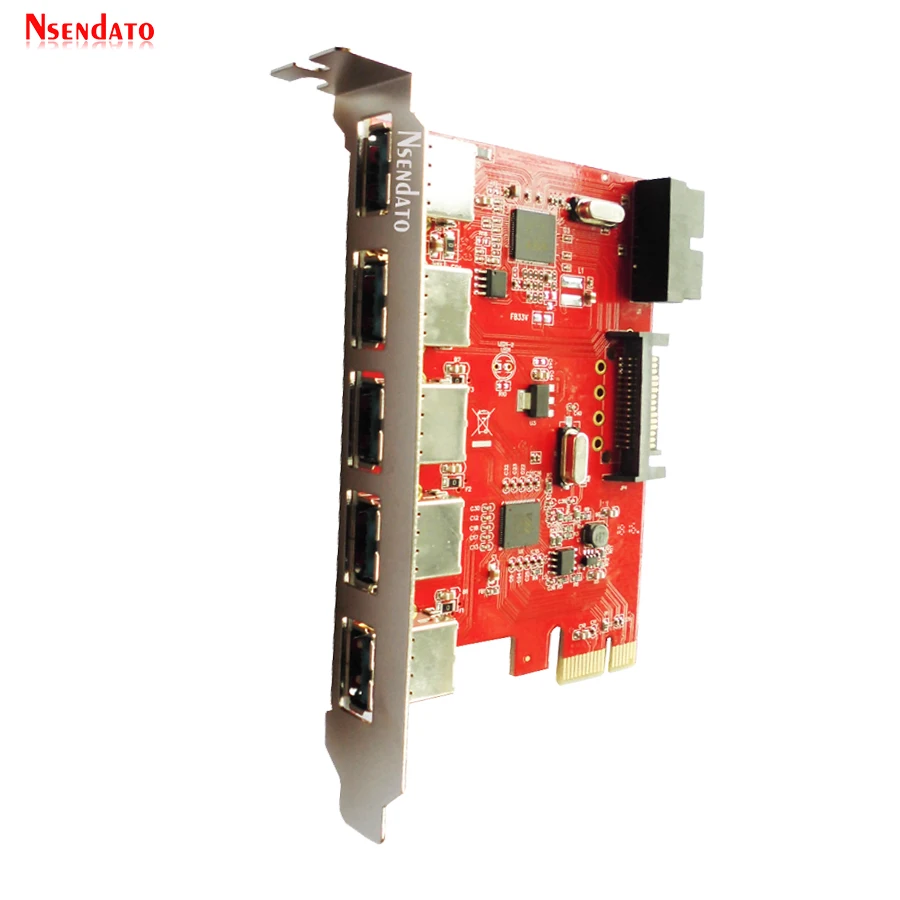 5 Порты и разъёмы USB3.0 Гбит/с концентратор для PCI E Express Card Expresscard адаптер 20pin 15pin SATA XP
