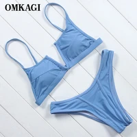 omkagi brand sexy push up bikinis v shaped swimsuit micro bikini set high cut bathing suit swimming beachwear swimwear women