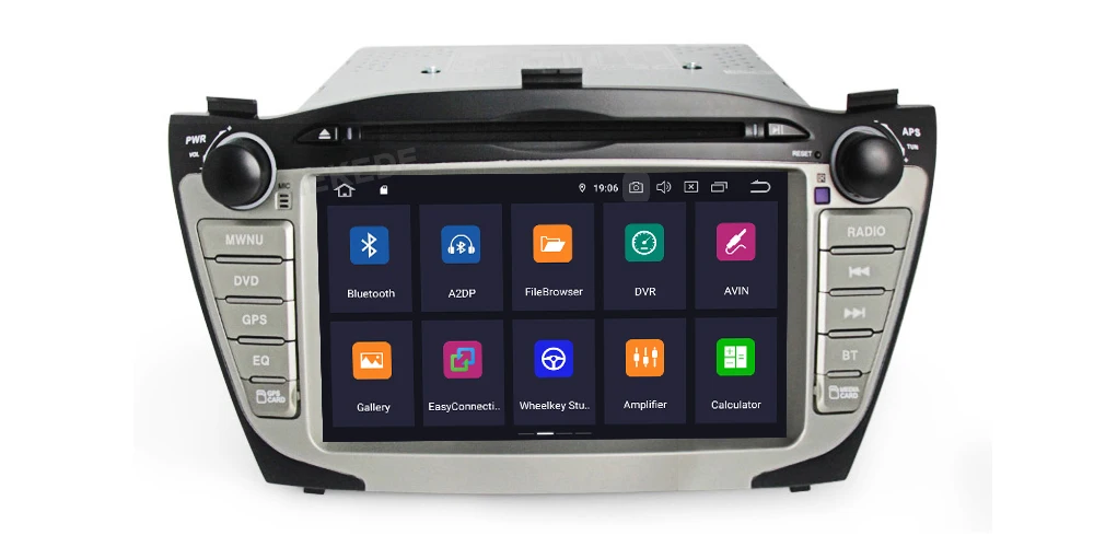 Mekede автомобильный Радио Мультимедиа Видео плеер навигация gps DVD Android 9,0 для hyundai/IX35/TUCSON 2009- с DSP ips