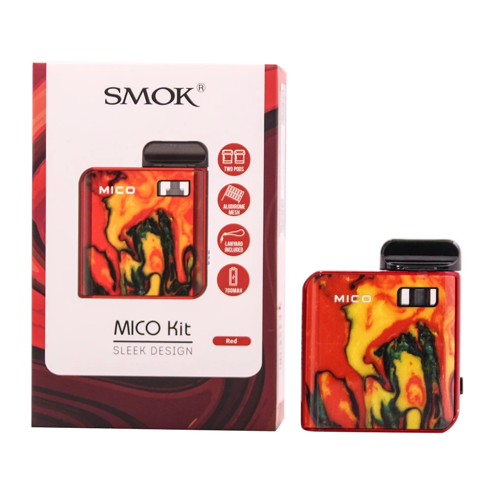Распродажа! набор SMOK Mico, зажигалка, 700 мА/ч, батарея, электронная сигарета, анти-протекание, мини, электронная сигарета, ручка Pod, катушка VS NORD JC01