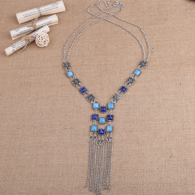 Ожерелье женское длинное с кисточками | Украшения и аксессуары