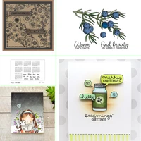 2019 new green plant design transparent seal for scrapbooking rubber stamp sealing paper craft clear seal card production