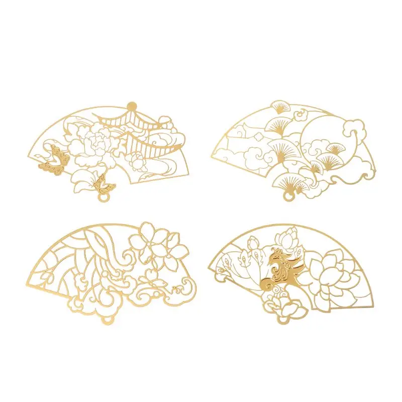 Античные медные вентиляторы пустая рамка кулон открытый ободок наполнение УФ