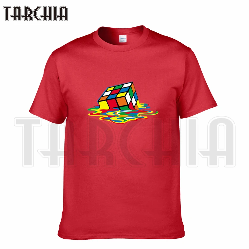 Футболка TARCHIA 2021 хлопковые топы футболка с рисунком Шелдона кубика забавная