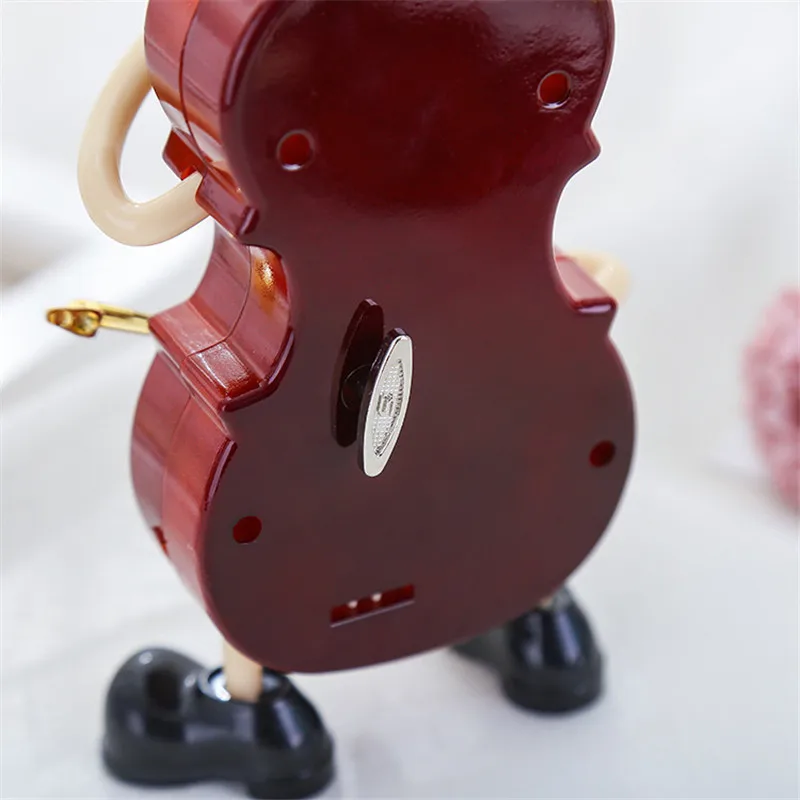 Виолончель гитара мультяшная музыкальная шкатулка украшение для дома подарок