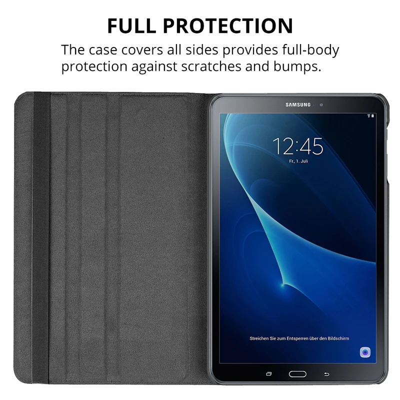 Вращающийся на 360 градусов чехол из искусственной кожи для Samsung Galaxy Tab A 10 1 2016 T580 T585