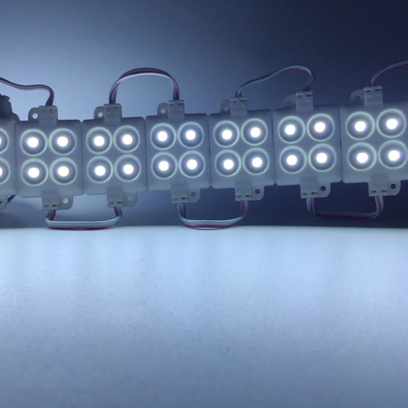 20 шт./лот светодиодный модуль 5050 smd 4 Led 12V 0 96 W водонепроницаемый IP66 для знака и