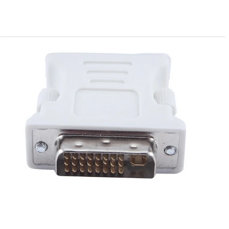 DVI I Мужской 24 + 5 булавки к VGA Женский D 1 видео конвертер адаптер разъем DVII для ТВ DVD