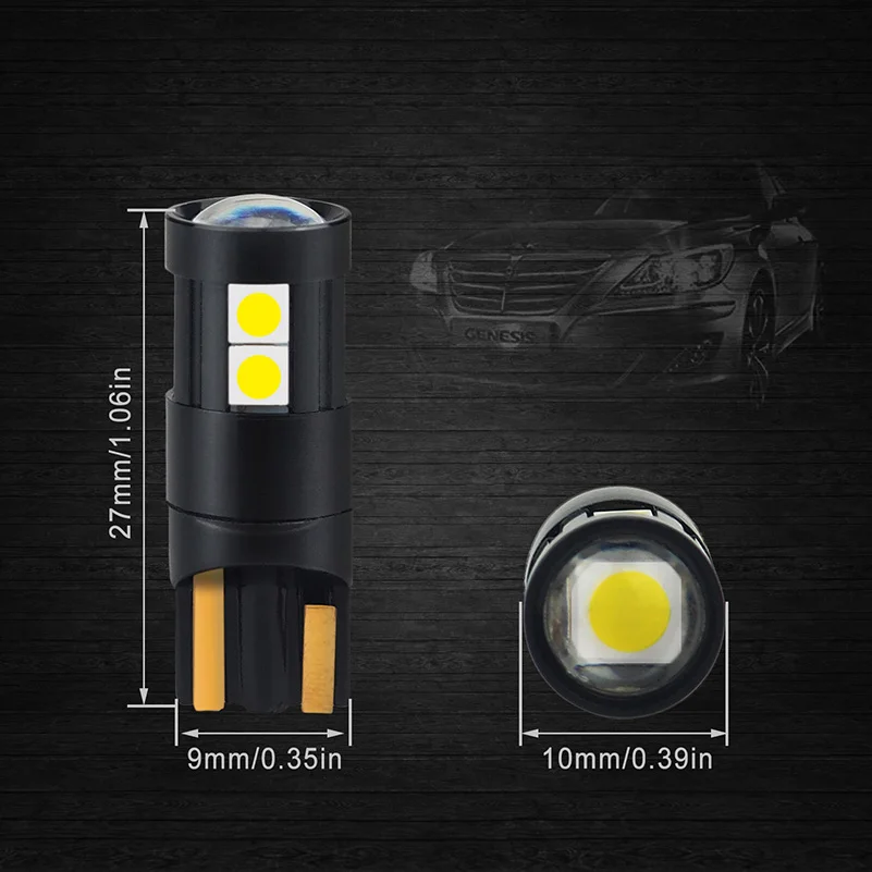 AUXITO 2x T10 Светодиодный лампочки Canbus W5W 168 194 Подсветка салона для Audi A3 8P 8L 8V A4 B6 B7 B8 A5 A6