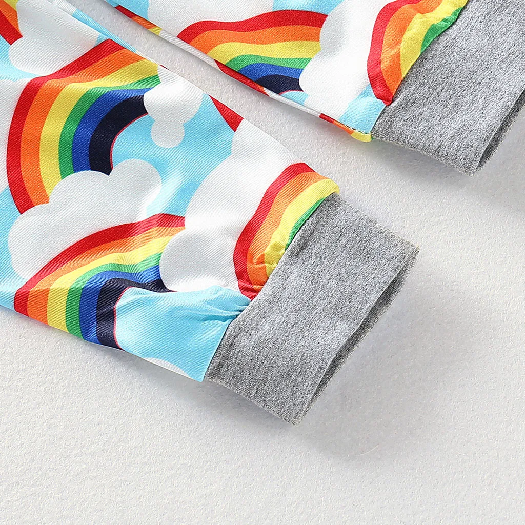 Детский комбинезон с буквенным принтом штаны и шапка|Комплекты одежды для