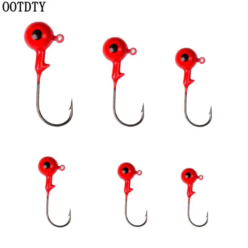 OOTDTY 10 шт./кор. привести крючок из высокоуглеродистой сурика свинцового-крюк