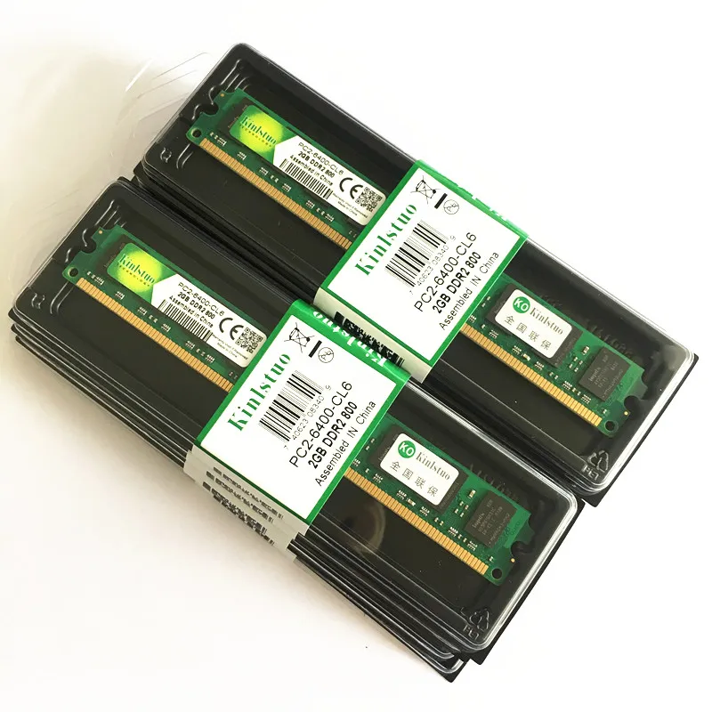 Оперативной памяти s Kinlstuo DDR2 2 ГБ 800 МГц/667 МГц памяти ПК 6400/5300 ddr2 2 Гб оперативной памяти для рабочего стола 240pin полная совместимость
