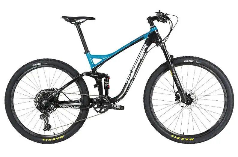 27,5*17 дюймов полная подвеска горный велосипед 12/22 Скорость MTB велосипед вниз холм для M7000/M8000/SRAM NX EAG трансмиссия - Цвет: black blue