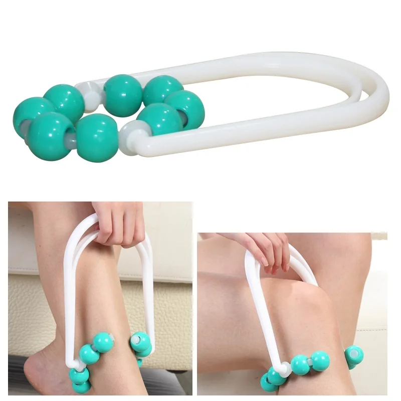 Health Care Leg Massage Roller Fat Burner Massager Body Mini Wheel Relax Control Cellulite |