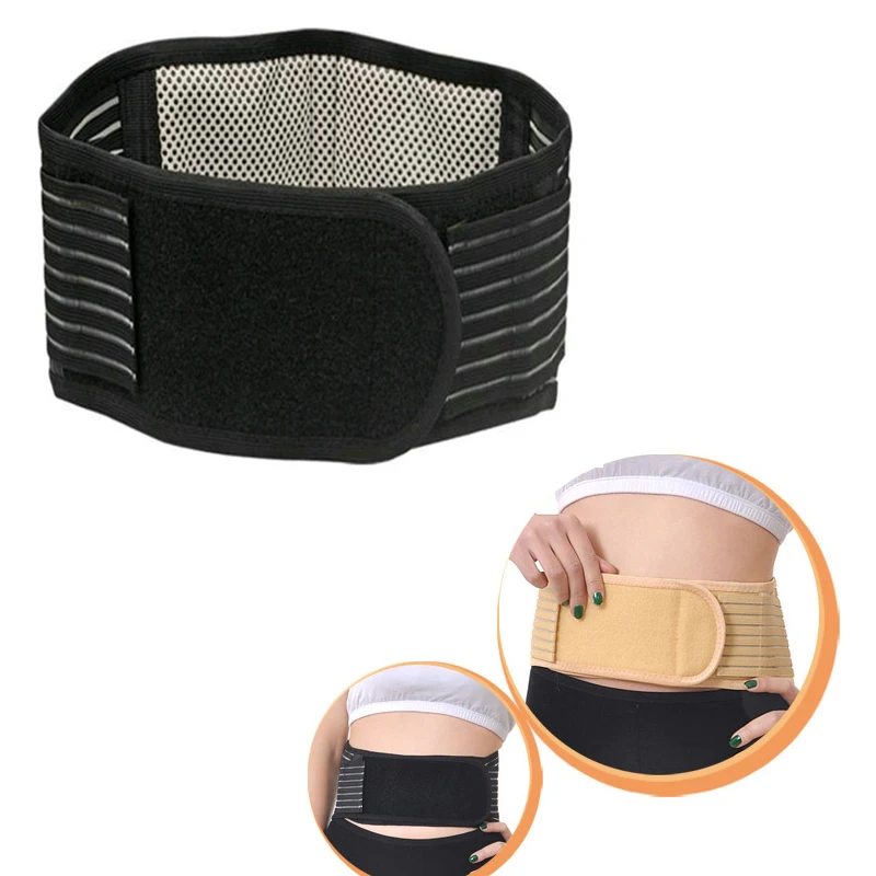 

Waist Tourmaline Self heating Magnetic Therapy Back Waist Support Belt Lumbar Brace Massage Band Relieve Waist Pain Massager