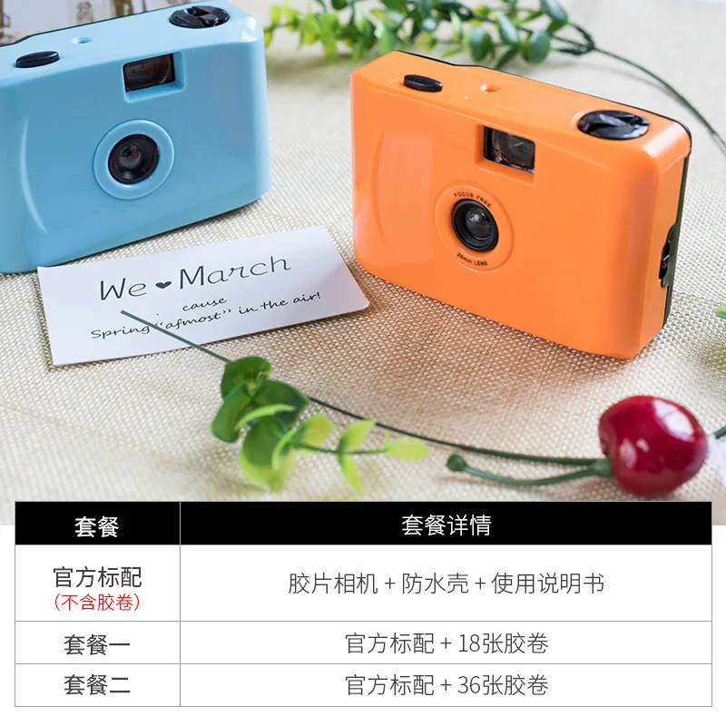 Instax Mini розовая Камара Ins тупая мгновенная камера Одноразовая Câmera 135