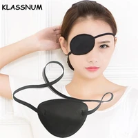 2021 fashion hot sale black medical concave single eye patch groove washable eyeshades blinder unisex eye patch