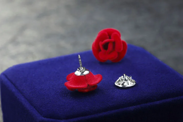 Korean brand design mini flannel fabric flowers collar pin corsage brooch fashion suit decorative ornament jewelry | Украшения и