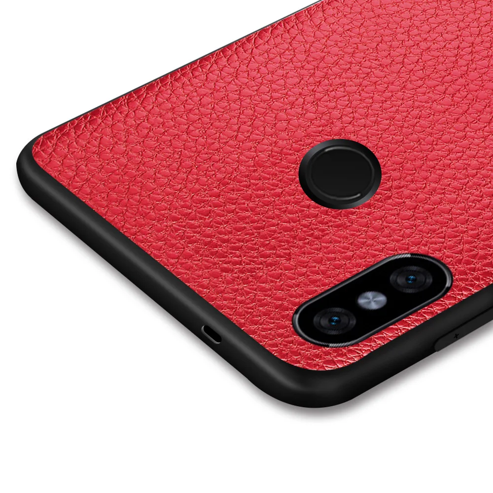 MOFi Back Cover for Xiaomi Redmi Note 5 Pro Phone Case Note5 PU Leather Half-wrapped Housing Coque |