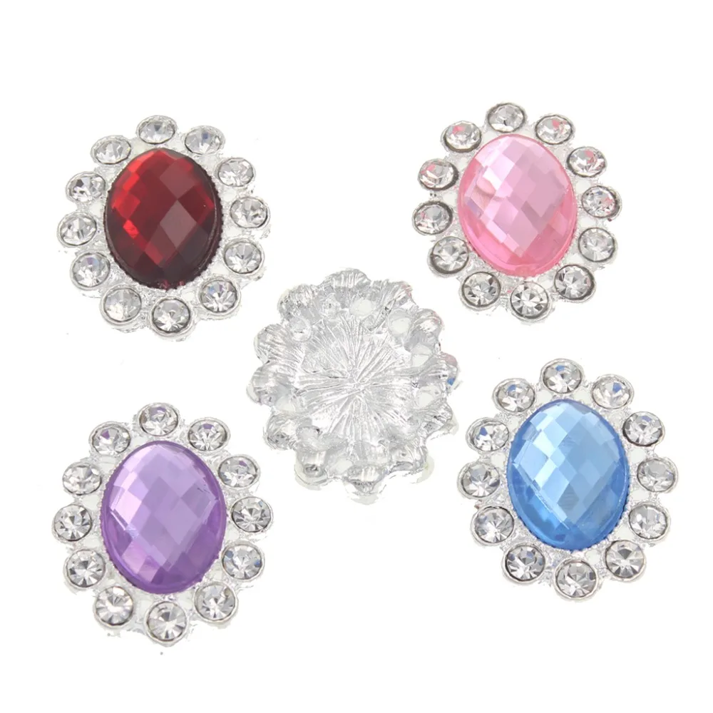 Стразы акриловые украшения с плоским задним орнаментом декоративные свадебные