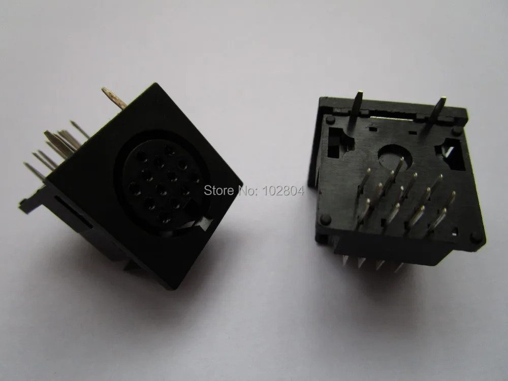 25 шт. круговой DIN разъем Женский 13pin PCB монтажный | Обустройство дома