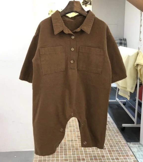 2019 детские модные комбинезоны модная одежда в Корейском стиле для мальчиков и