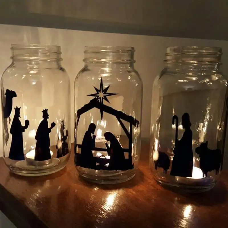 Праздничный Рождественский Декор Рождественская сцена Рождества Малыш Иисус