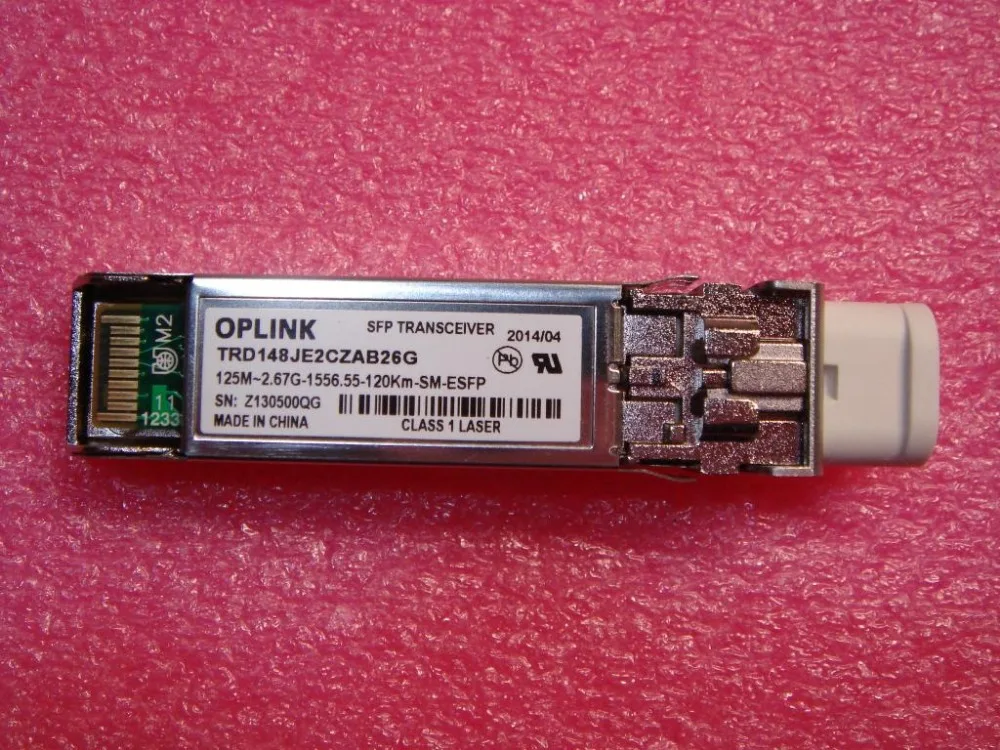 

OPLINK TRD148JE2CZAB26G, 125M-2.67G-1556.55-120KM-SM-ESFP