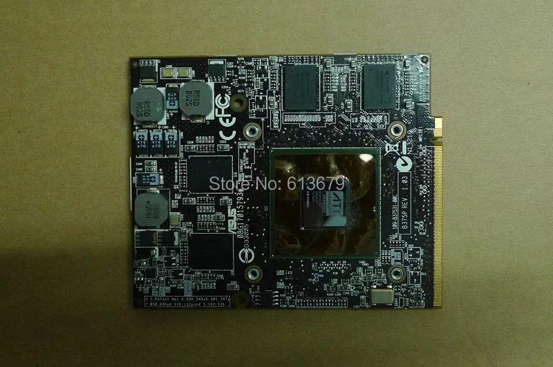 Оригинальная видеокарта VGA ATI Radeon 216-0709001 для Asus 109-B37531-00C MA3850M 512M DDR3 M90V графическая