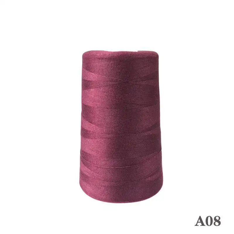 Wine red 202 швейная нить 4500 ярдов хлопчатобумажная пряжа Защита окружающей среды полиэфирная линия Нижняя линия одежды, багажа и обуви - Цвет: Wine red