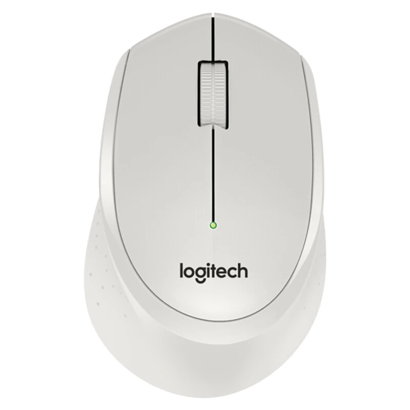 White Беспроводная мышь logitech M330, бесшумная мышь с 2,4 ГГц USB 1000 dpi, оптическая мышь для офиса, дома, использования ПК/ноутбука, геймерская мышь - Цвет: White