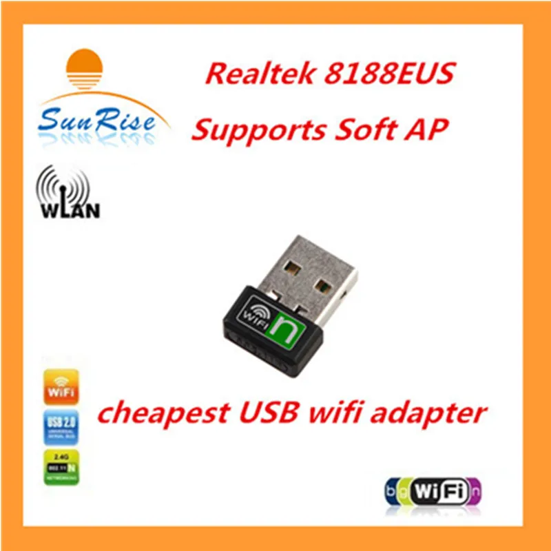 Беспроводной USB WiFi адаптер 150 Мбит/с Wi-Fi антенна ПК сетевая карта 2 4 ГГц Lan Ethernet