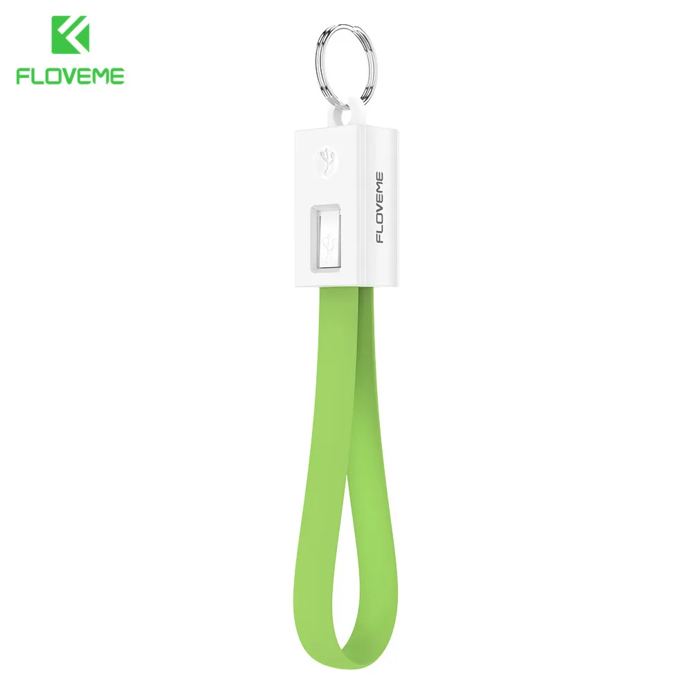 FLOVEME Тип usb C зарядный кабель для мобильного телефона Oneplus 6 6 t 5 t брелок USB c-кабель для samsung Galaxy S9 S8Plus Note 9 8 шнур USB зарядная зарядка - Цвет: Vitality green