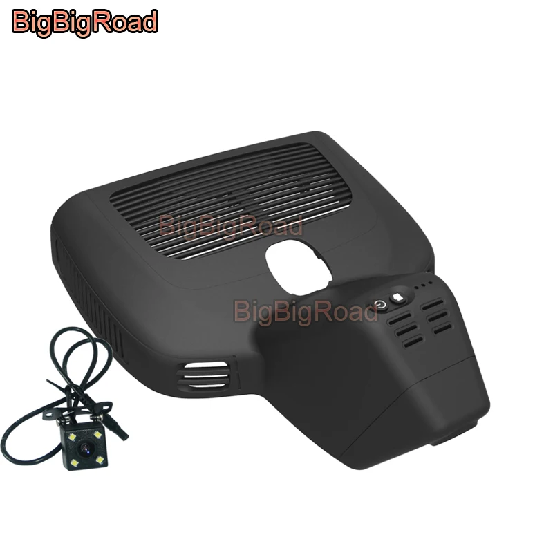 Dual Cameras BigBigRoad для Mercedes Benz GLE Автомобильный видеорегистратор Wifi DVR видеорегистратор FHD 1080P широкоугольный - Название цвета: Dual Cameras
