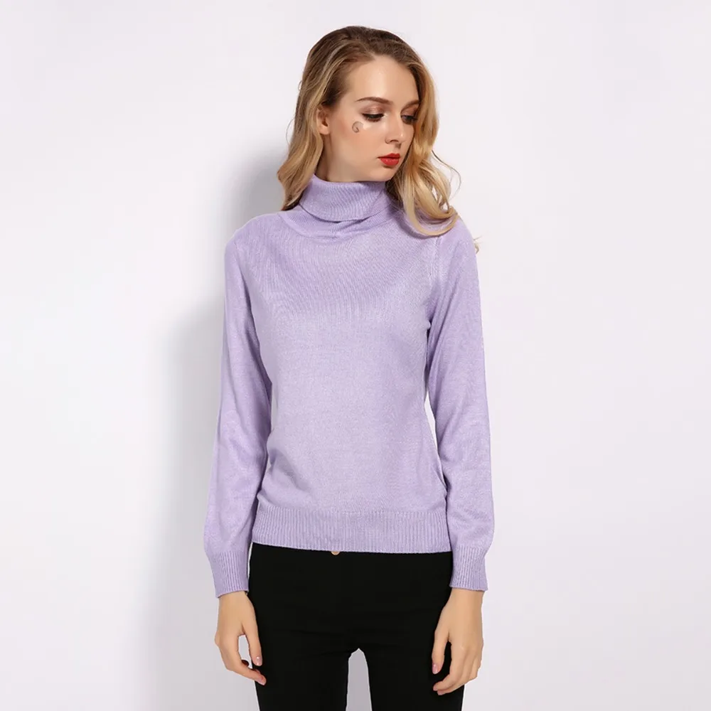 GCAROL, новинка, Женская водолазка, 30% шерсть, свитер, Осень-зима, конфетный джемпер, яркий вязаный пуловер, уличная одежда размера плюс S-3XL