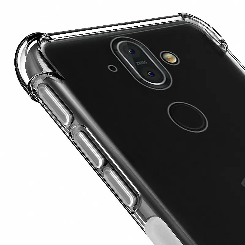Прозрачный силиконовый чехол для Nokia 3 1 Plus + противоударный телефона 2018 - купить по