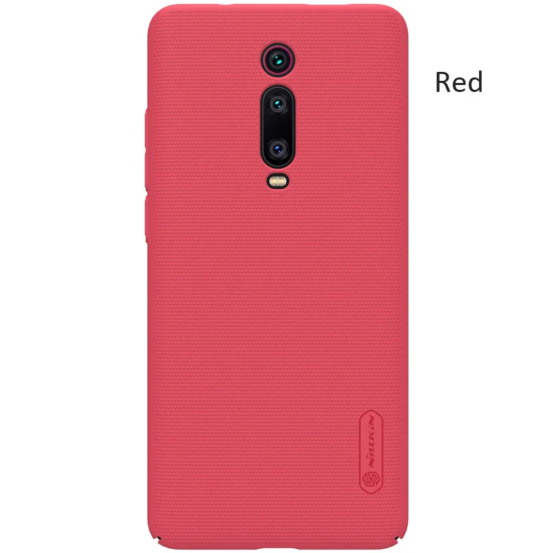 Матовый защитный чехол Nillkin для Xiao mi Red mi K20 Pro mi 9T Pro твердый пластиковый чехол на заднюю панель - Цвет: Red