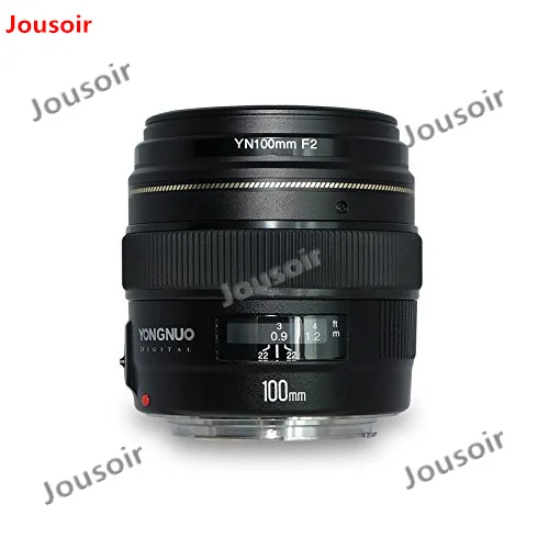 Yongnuo yn100мм F2 Средний телеобъектив для камеры C EOS Rebel AF MF 5D IV 1300D T6 760D 750D 1D 5DS CD50 |
